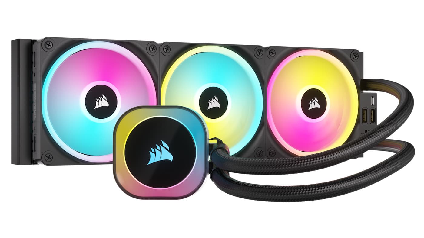 مبرد مائي Corsair iCUE LINK H150i بمشعّ 360 ملم