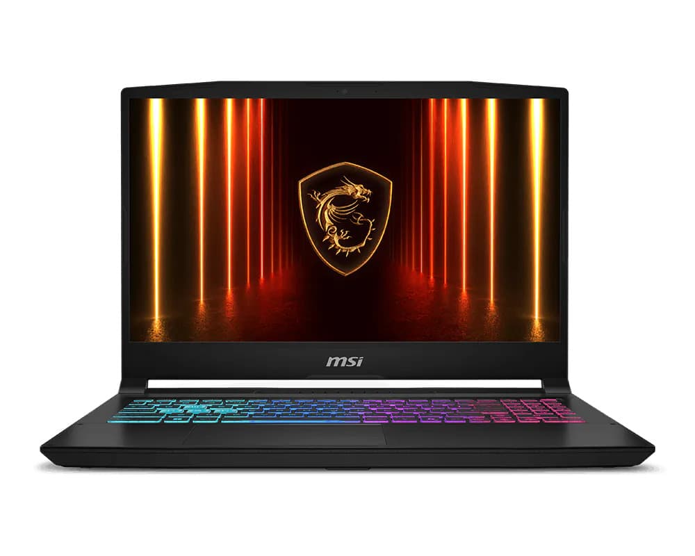 لابتوب ألعاب MSI Katana 15 مفتوح
