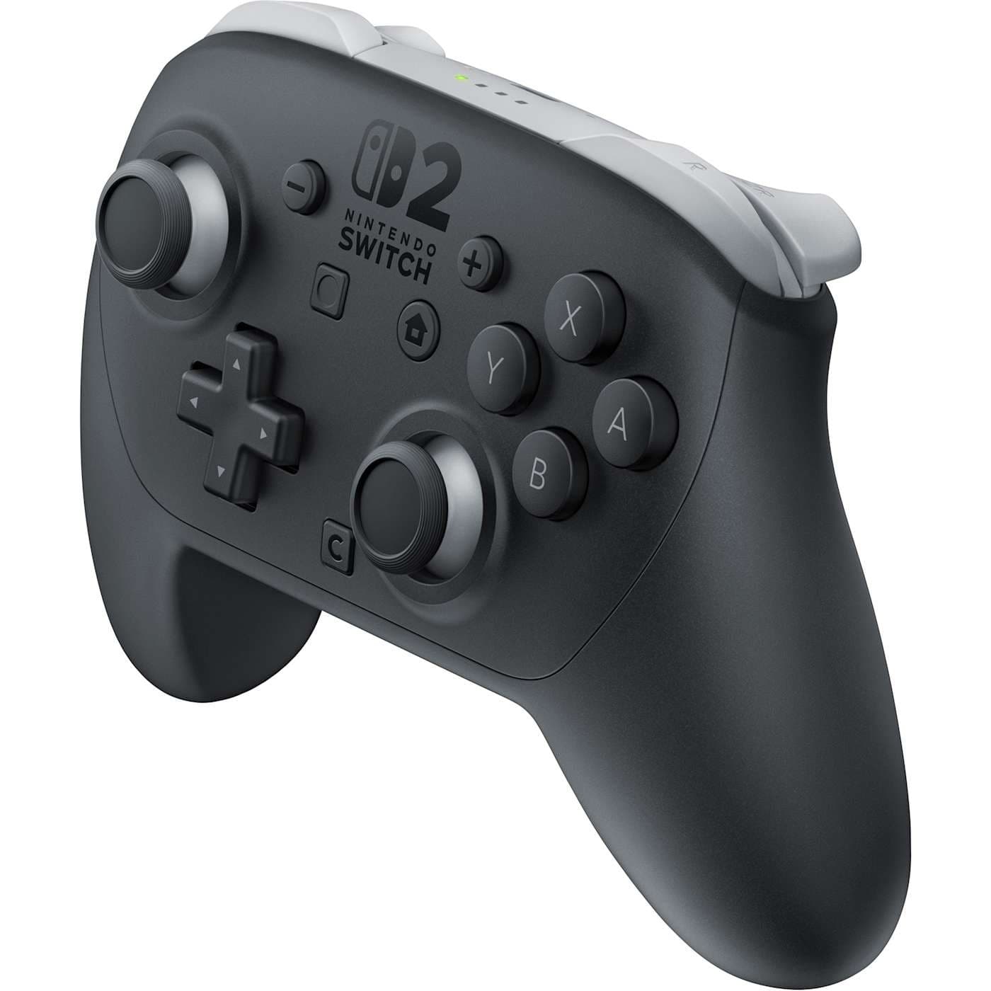 ذراع تحكم Nintendo Switch 2 Pro من الأمام