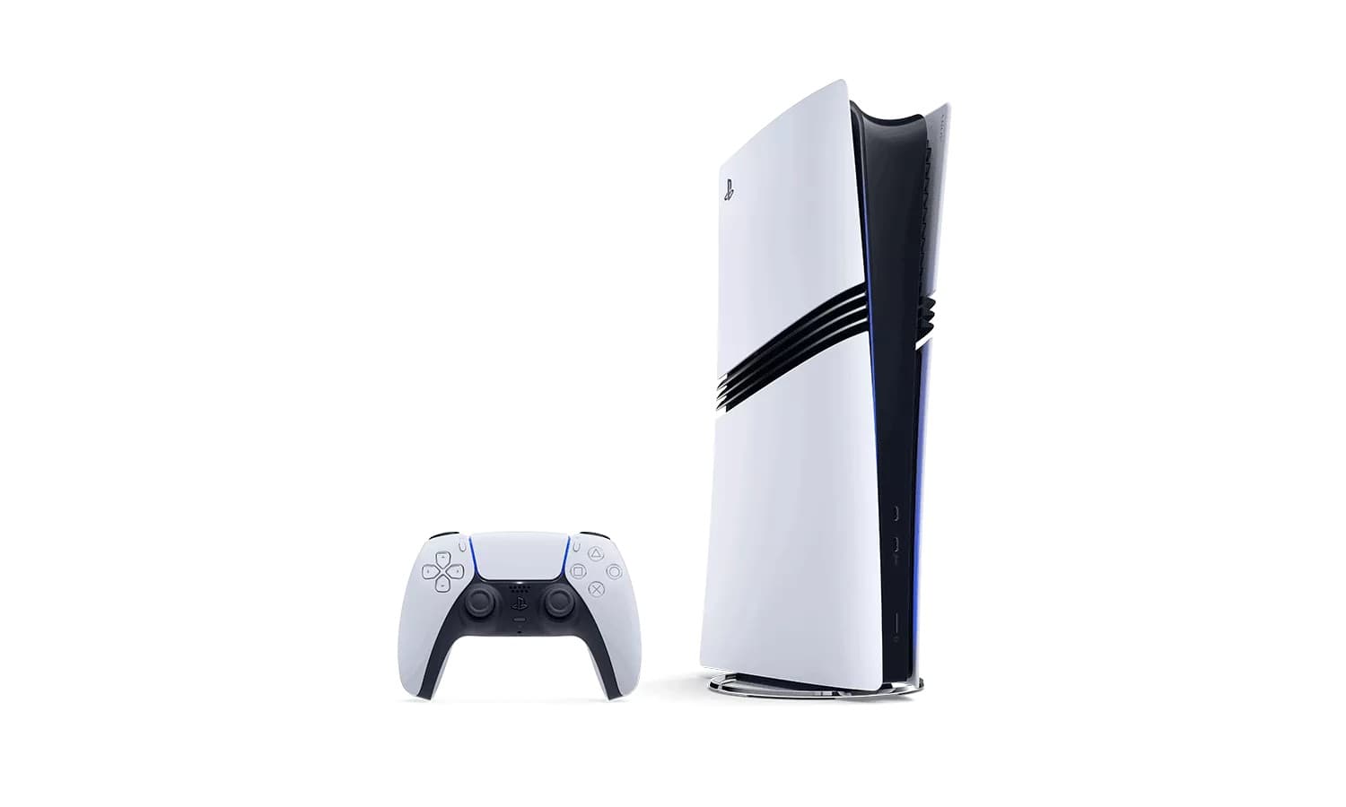 جهاز PlayStation 5 Pro واقفاً