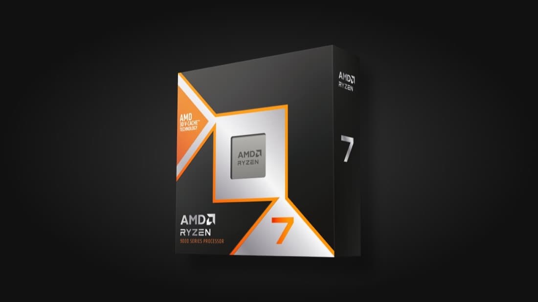 علبة معالج AMD Ryzen 7 9800X3D