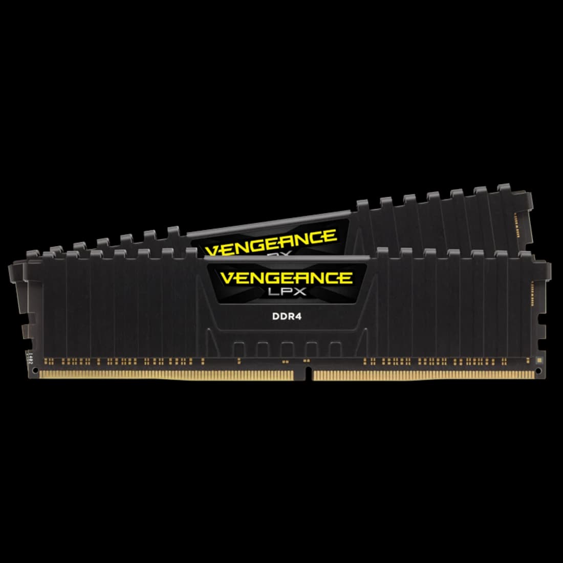 طقم ذاكرة Corsair Vengeance LPX سعة 32 جيجابايت DDR4 أسود