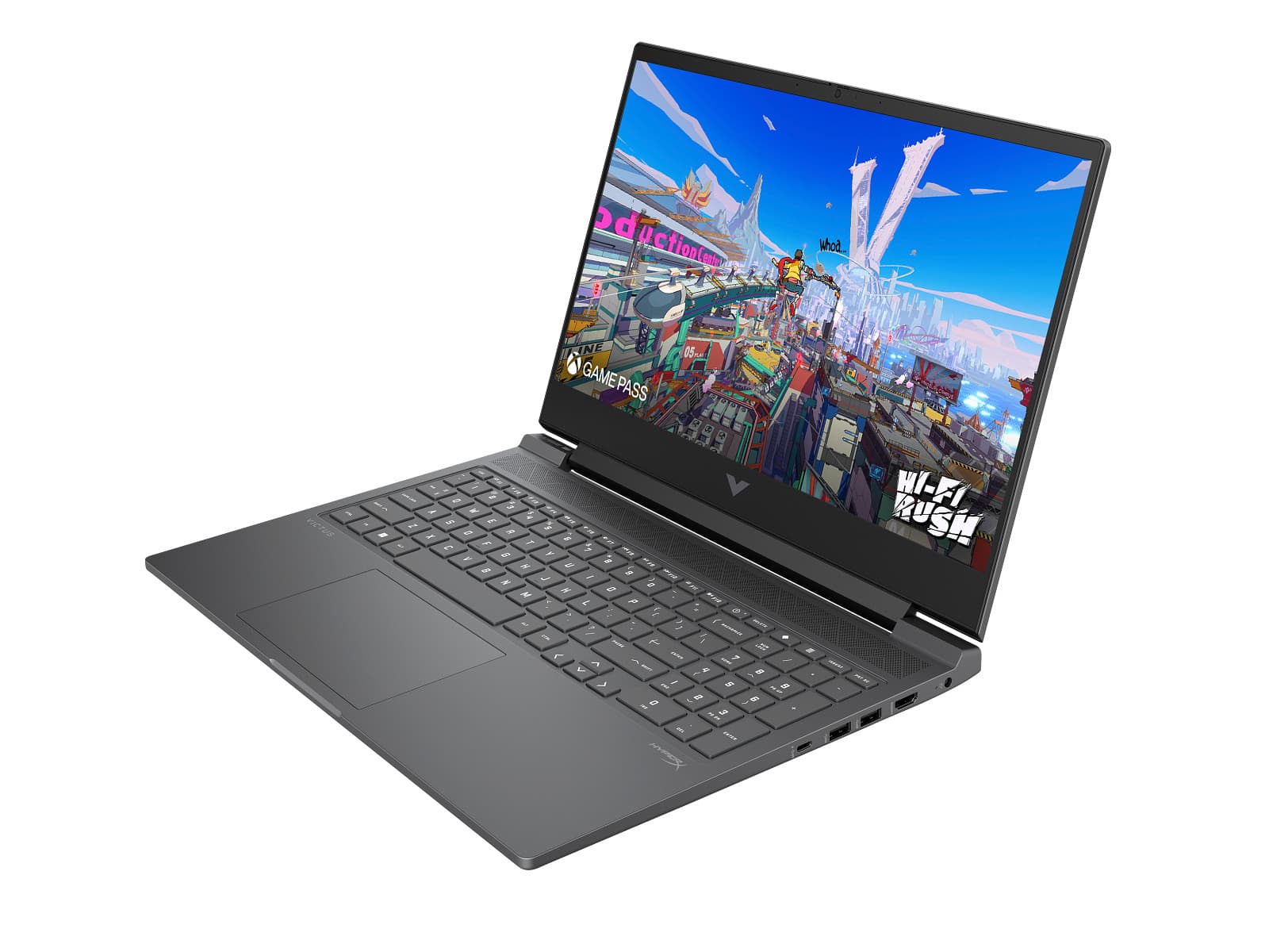لابتوب ألعاب HP Victus مفتوح